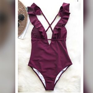 One piece bathing suit